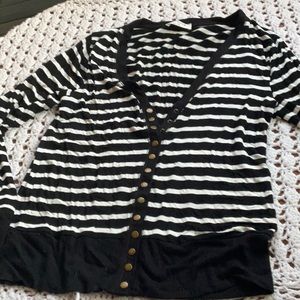 Nwot  zenana striped sweater